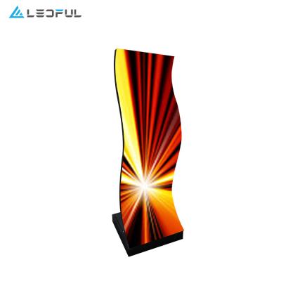 China P1 1000X500 INDOOR AND OUTDOOR High Resolution Flexible Panel Led Display Flexible Screen for sale