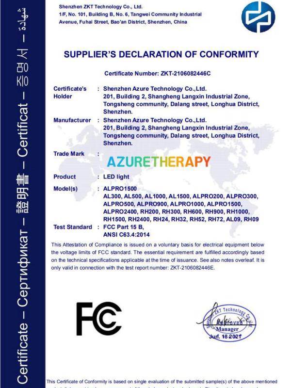 FCC - Shenzhen Azure Technology Co., Ltd.