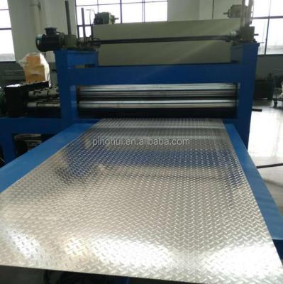 China Sheet Metal Rolling Embossing Machine for steel aluminum for sale