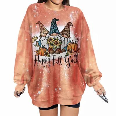 China Custom 95% Polyester QUICK DRY Hoodies Blank Sublimation Bleach Logo Pullover Sweatshirts Tie Dye Crewneck Hoodies For Fall for sale