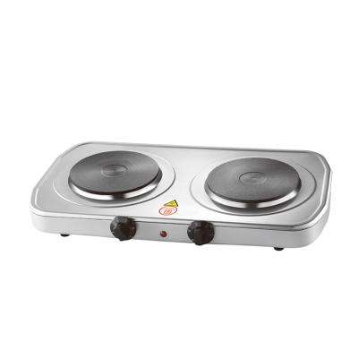 China Same Size Kichen 2000W 2 Burner Electric Range Hot Dish Electric Cooker Hot Dish for sale