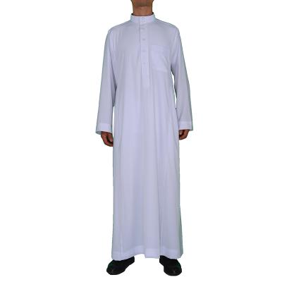 China Black Kaftan Wholesale Muslim Clothing Latest Fashion Mens Clothing Long Dress Saudi Arabia Thobe For Men for sale