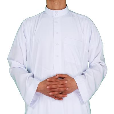 China 2020 High Quality Baju Position Necklace Saudi Arabia Color Daffah Men White Thobe for sale