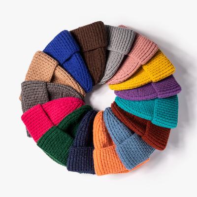 China COMMON Outdoor Fisherman Slouchy Running Winter Custom Knitted Ribbed Beanie Hat for sale