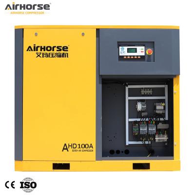 China 100HP Lubricated Direct Driven Screw Air Compressor Machine Made In Guangzhou China for sale