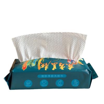 China New High Quality Disposable Rolling Disposenser Roll Roll Comfortable Cleaning Facial Disposable Face Towel for sale