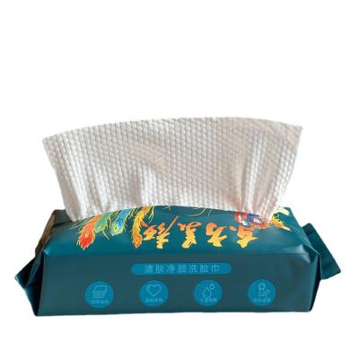 China Wholesale Price New Design Cotton Disposable 100% Soft Facial Cloth Disposable Face Towel for sale