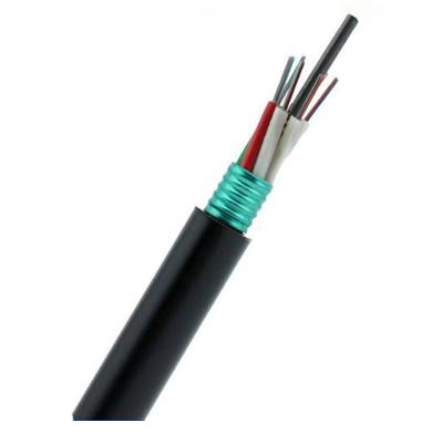 China GYTA Buried Steel Armored Loose Tube Fiber Optic Cable Single Mode 24 Core Fiber Cable GYTS GYTS for sale