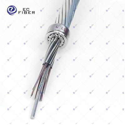 China g652d g.655 12fo 4 32 42 24 armored fiber optic aerial oppc cable 5km core opgw 3km 2km OPGW for sale