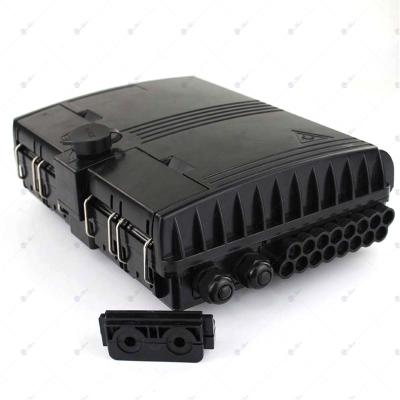 China High Quality Waterproof Type 16 PC Plastic Optical Distribution FTTH Pole Mount Box Outdoor for sale