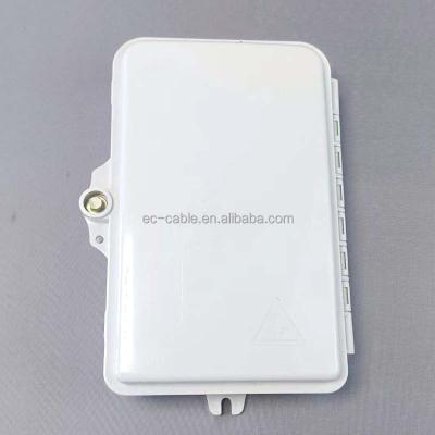 China FTTH FTTB FTTX Mini 2 4 Small Network ABS Core FTTH Fiber Optic Termination Box White Indoor Wall Mounted Fiber Optic Case for sale