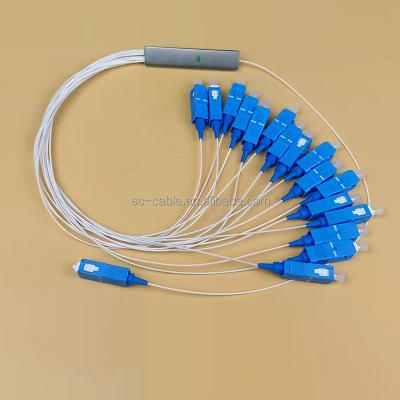 China Factory Customization PLC MINI Splitter 1x2 1x4 1x8 1x16 for 1M or 1.5M Fiber PLC G657A Fiber Optic Splitter 1x2 for sale