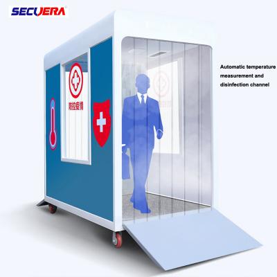 China Airport.station.church Security Body Temperature Scanner Temperature Disinfection Channel for public place temperature measurement and disinfect for sale