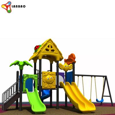 China Hot Sales Eco - Friendly Kids Set Small Design Fashion Outdoor Playground Slide for sale