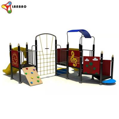 China New Design Eco-Friendly Kids Climb PE Net Board Outdoor Playground Equipment Slide for sale