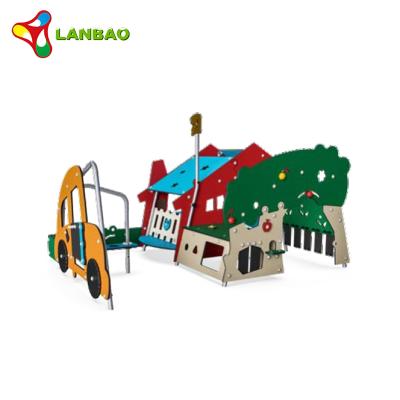 China Eco-friendly Plastic Natural Toys Playground Kids Outdoor Outdoor Commercial Playground Equipment for sale