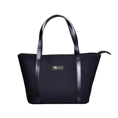 China Others black bag customized whosale women's neoprene tote bag neoprene bag for sale