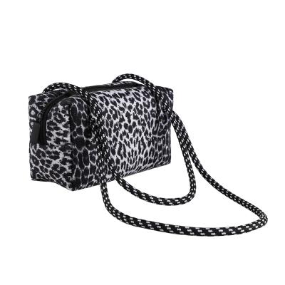 China New Design Neoprene Small Self Design Neoprene Tote Bag With Rope As Shoulder Strap For Women for sale