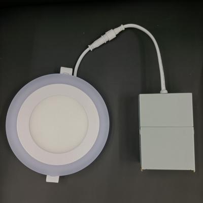 China Morden ETL ES Listed 4inch 6inch 3CCT +Blue Light Balance Special Flat Modern Slim Panel 120V 100-277V 347V for sale