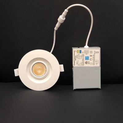 China ETL Ra90 6inch 15W Dimmable LED Approved COB Gimbal Downlight Modern Air Tight IC Rated 3CCT for sale