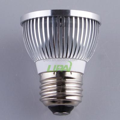 China Dimmable aluminum LED COB 5W E26 par16 E27 120V 230V led spotlight 2700K 4000K 5500K for sale