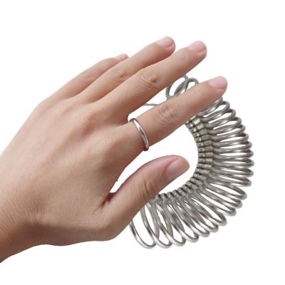 China Newest Finger Circumference Measurement Standard Jewelry Tool Ring Size Metal Ring Size Hot Selling Measuring Instrument for sale