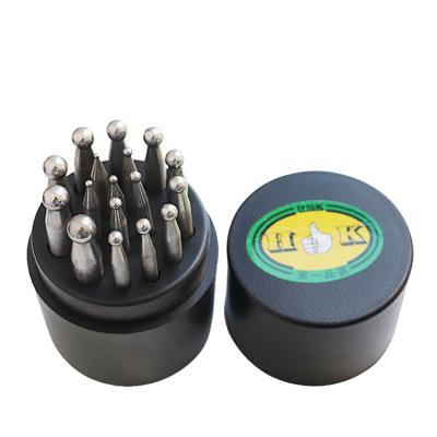 China Metal Nest Bead Making High Around Hardness / Punch And Drill Brand New Hard Plastic Packaging 15-17 Punches for sale