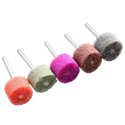 China Jewelry Polishing and Cleaning Mini Accessories Polishing Wheel Metal Rotary Tool Nylon Polishing Brush with Handle Fiber Grinding Head for sale