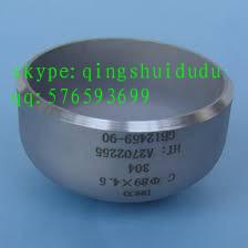 China 304 316 stainless steel pipe cap for sale