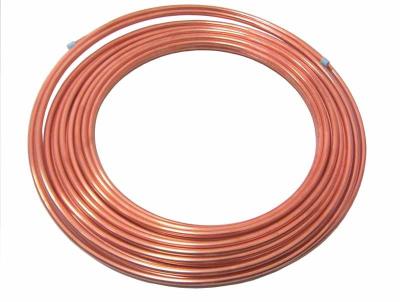 China Compressor Double wall coil weld copper coated steel tube, high pressure pipe for auto brake tube for sale