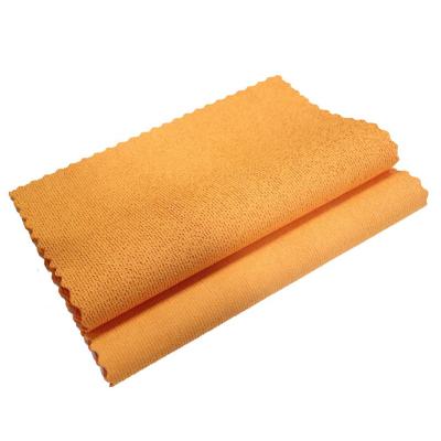 China Towel Set Microfiber Laddering Jacquard PU Fabric Micrfoibre PU Towel for sale