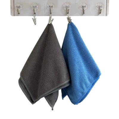 China High Quality And Lint Free QUICK DRY No Scratch Soft Car Wash Pearl Microfiber Cleaning Towel for sale