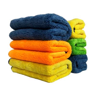 China Super Thick QUICK DRY High Quality Car Detailing Microfiber Towel Coral Fleece 1000Gsm Towel Fabrics for sale