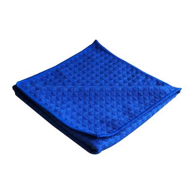 China QUICK DRY Automatic Car Foam Washing Machine Microfaser Tuch Waffle Car Towel for sale