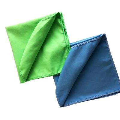 China QUICK DRY Suitable for glass mirrors wiping high quality Microfiber suede cleaning cloth for sale