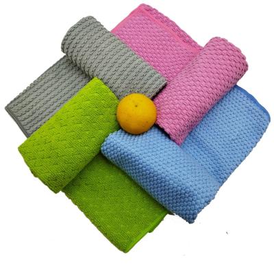 China 4 Pack Microfiber Home Kitchen Towels Set Wholesale Colorful Hanging Towel Kitchen Dish Towel Microfiber Quick Dry Cloths for sale