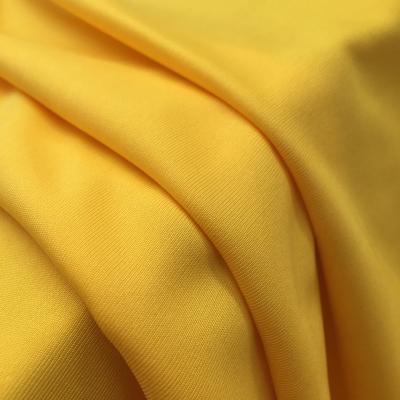 China Wicking FDY Textile Plain Dyed Spandex Knitted Jersey Polyester Fabric for sale