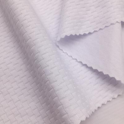 China 150 Gsm Bird Eye Mesh Fabric Stretch 100% Polyester Knitted Sportswear Fabric for sale