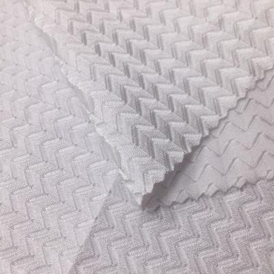 China Wicking Mesh Fabric Manufacturer 150gsm Quick Dry Knitted 100% Polyester Jacquard Tank Top Recycling Fabric for sale