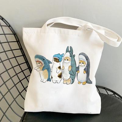 China Eco-friendly Low Moq Custom Logo Plain Cotton Canvas Tote Bag for sale