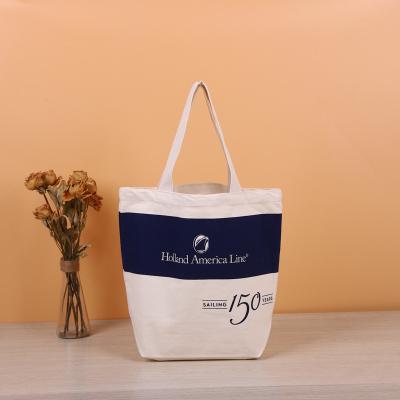 China Eco-friendly Custom Logo Size Printed Eco Friendly Recycled Reusable Plain Bulk Cotton Canvas Grocery Shopping Tote Bag for sale