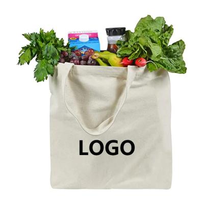 China Eco-friendly Wholesale printed eco reusable shopping bag grocery canvas custom cotton bag tote bag with zipper for sale