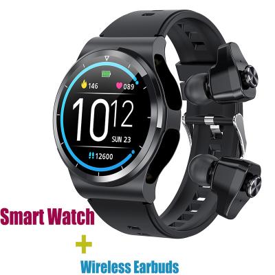 China Touch Screen 2 In 1 Smart Watch Earphone Top Sound TWS W26 HW26 T500 Plus Pro Pro3 Smart Watches Watch 6 Linked Caller Bracelet for sale