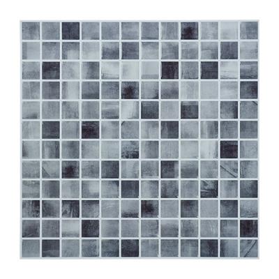 China Waterproof Parquet 10*10 Inch Peel and Stick Wall Tile Kitchen Backsplash Sticker for sale