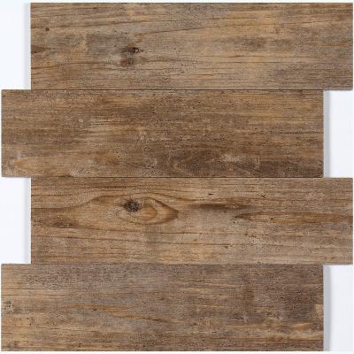 China Anti-Slip Peel And Stick Self Adhesive PVC Vinyl Wood Flooring Mosaic Flooring Tile for sale