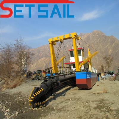 China 360000.000kg Package Gross Weight Diesel Engine Mud Pump Cutter Suction Dredger for Sand for sale