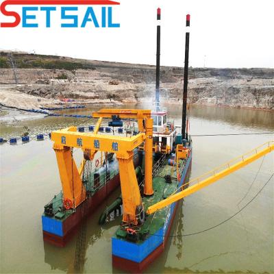 China 6 Inch Cutter Suction Sand Dredger with 90 M3 Solid Capacity for sale