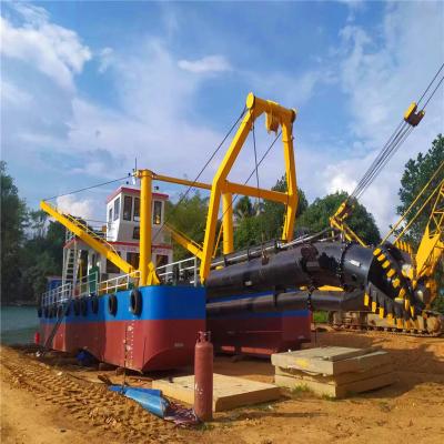 China Xinhong Hydraulic Winch Diesel and Electrical Cutter Suction Dredger for Sale for sale