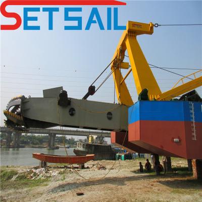 China 180000.000kg Package Gross Weight Small Cutter Suction Dredger with River Sand Pump for sale