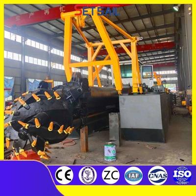 China Huade versnellingsbak Dieselmotor snijmachine Zuigdredger met hydraulische draagmachine Te koop